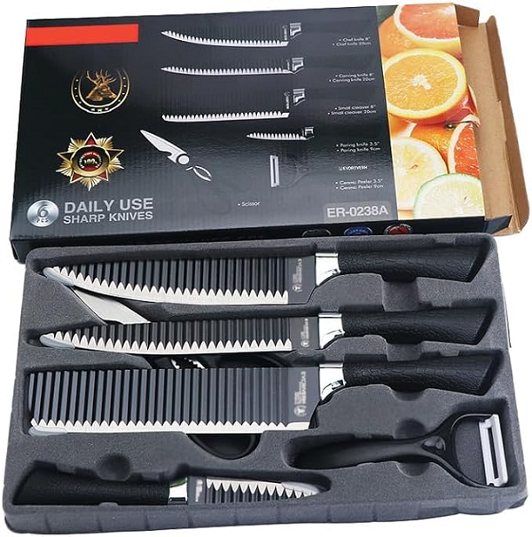 Kitchen tools Ereasthqs 6 Pcs Set Non-Stick Coating Stainless Steel