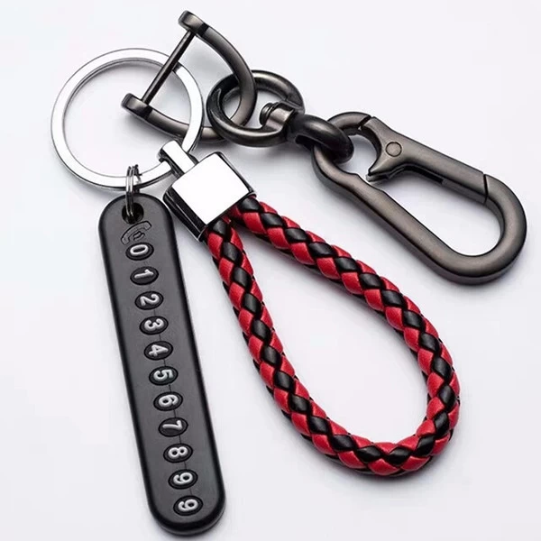 keychain Phone Number Plate Key Ring