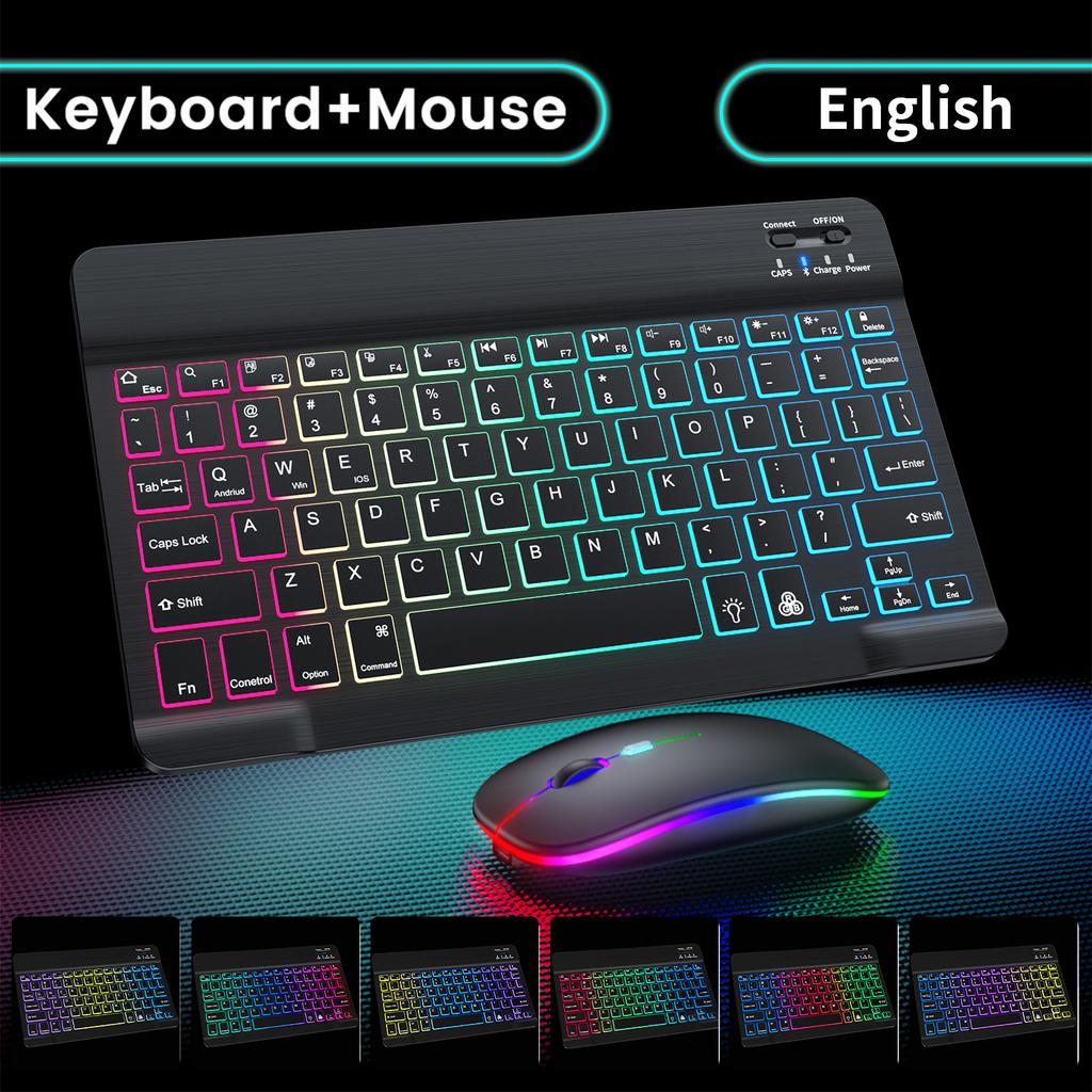 Bluetooth Keyboard + Dual-Mode Wireless Mouse